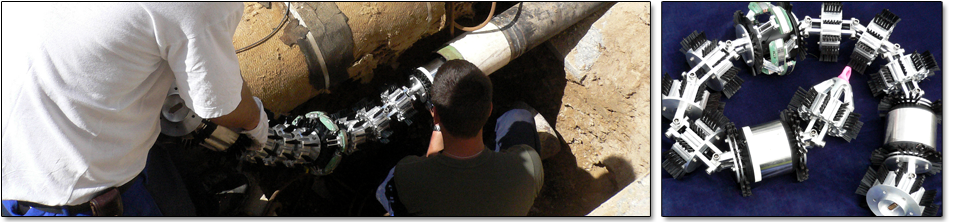 Internal pipe scanner PLM-S.RF using remote field technique Internal pipe scanner PLM-S.RF using remote field technique